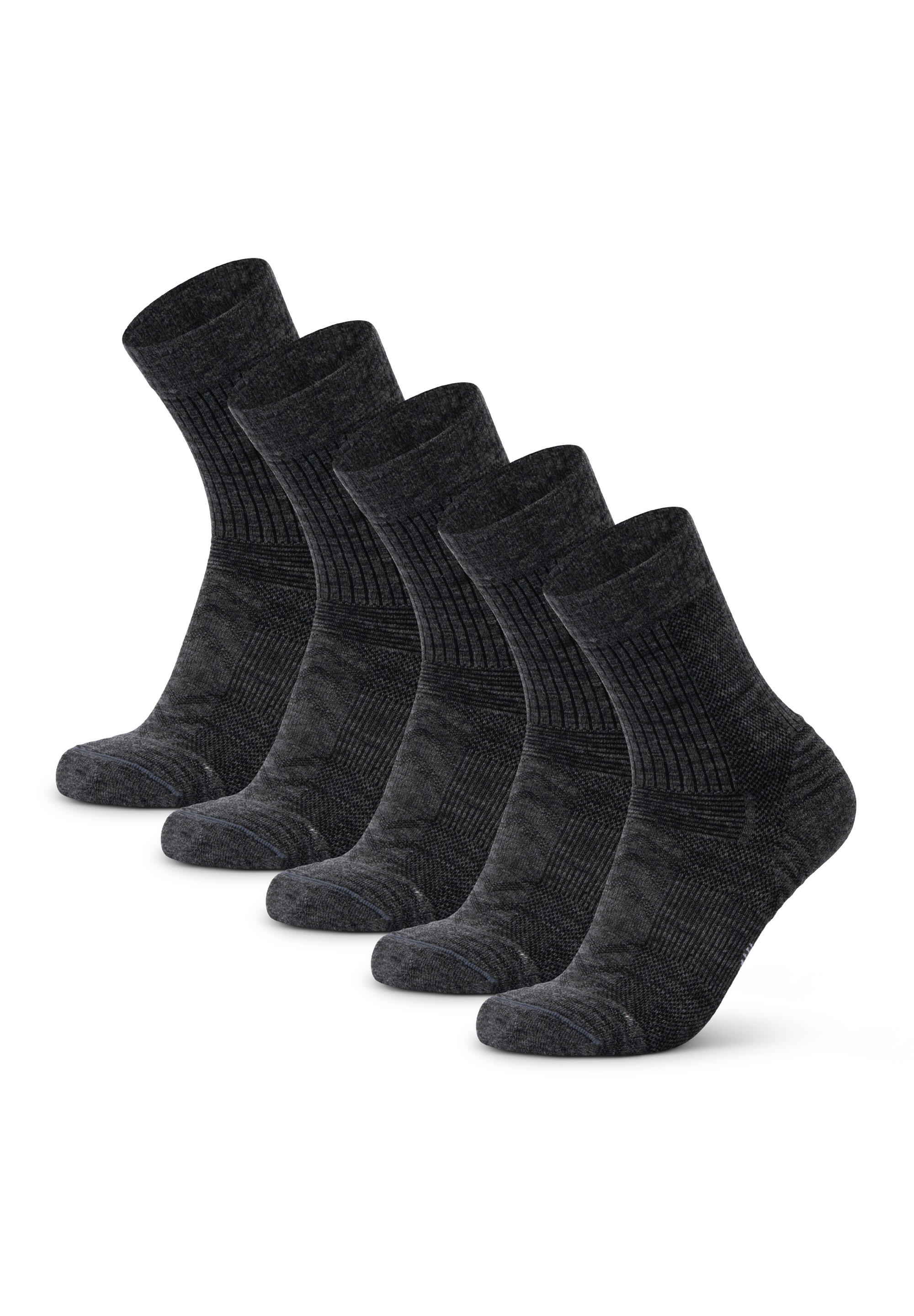 DANISH ENDURANCE Socken Merino Hiking Light dunkelgrau