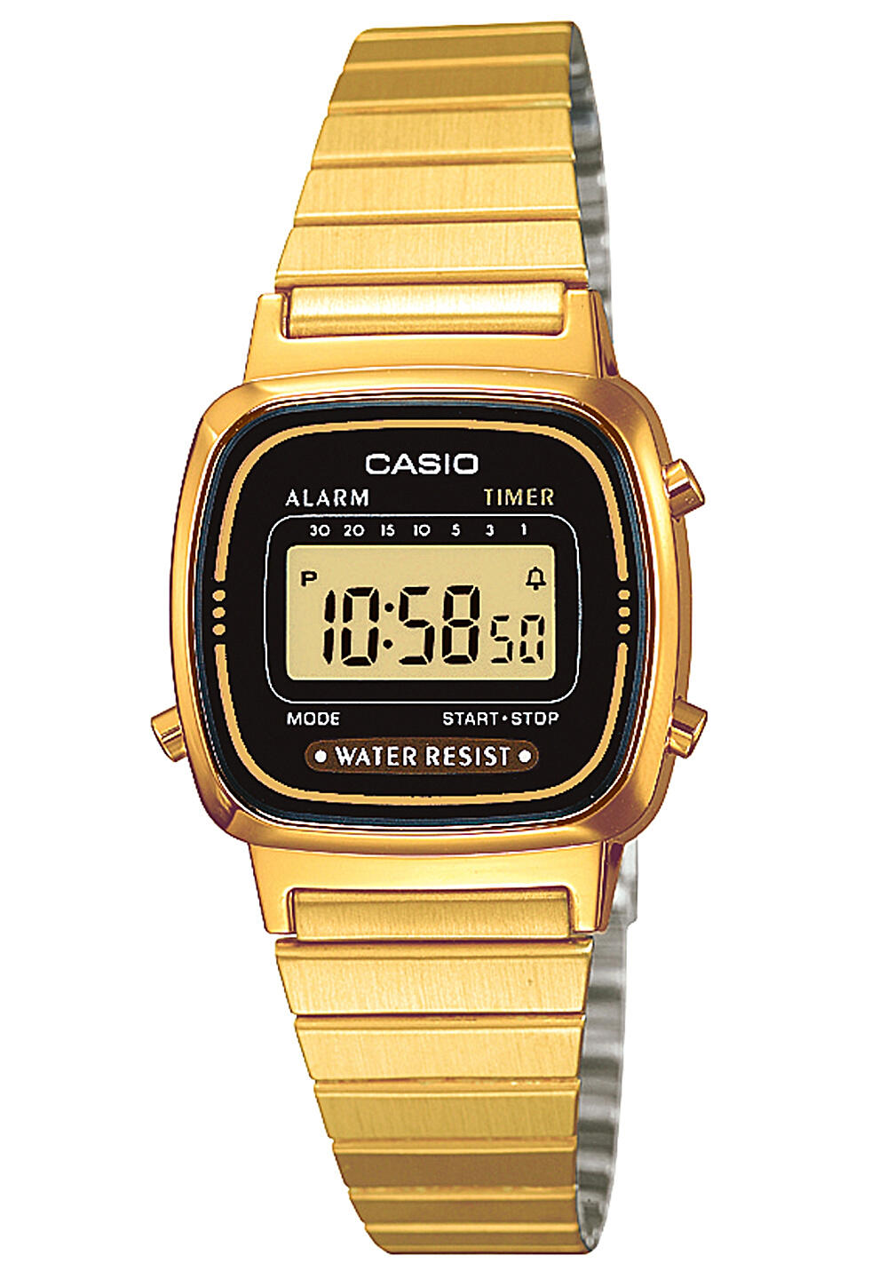 CASIO Ladies Watch Casio LA670WEGA-1EF, Quartz, 24mm, 1ATM