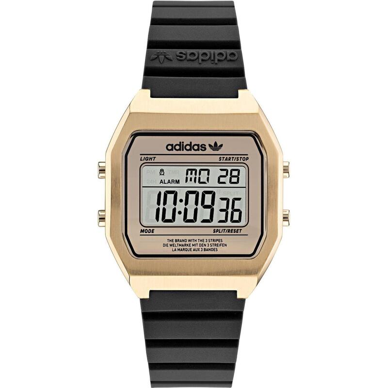 Adidas Originals Digitaal  Horloge Zwart/Goudkleurig AOST22075