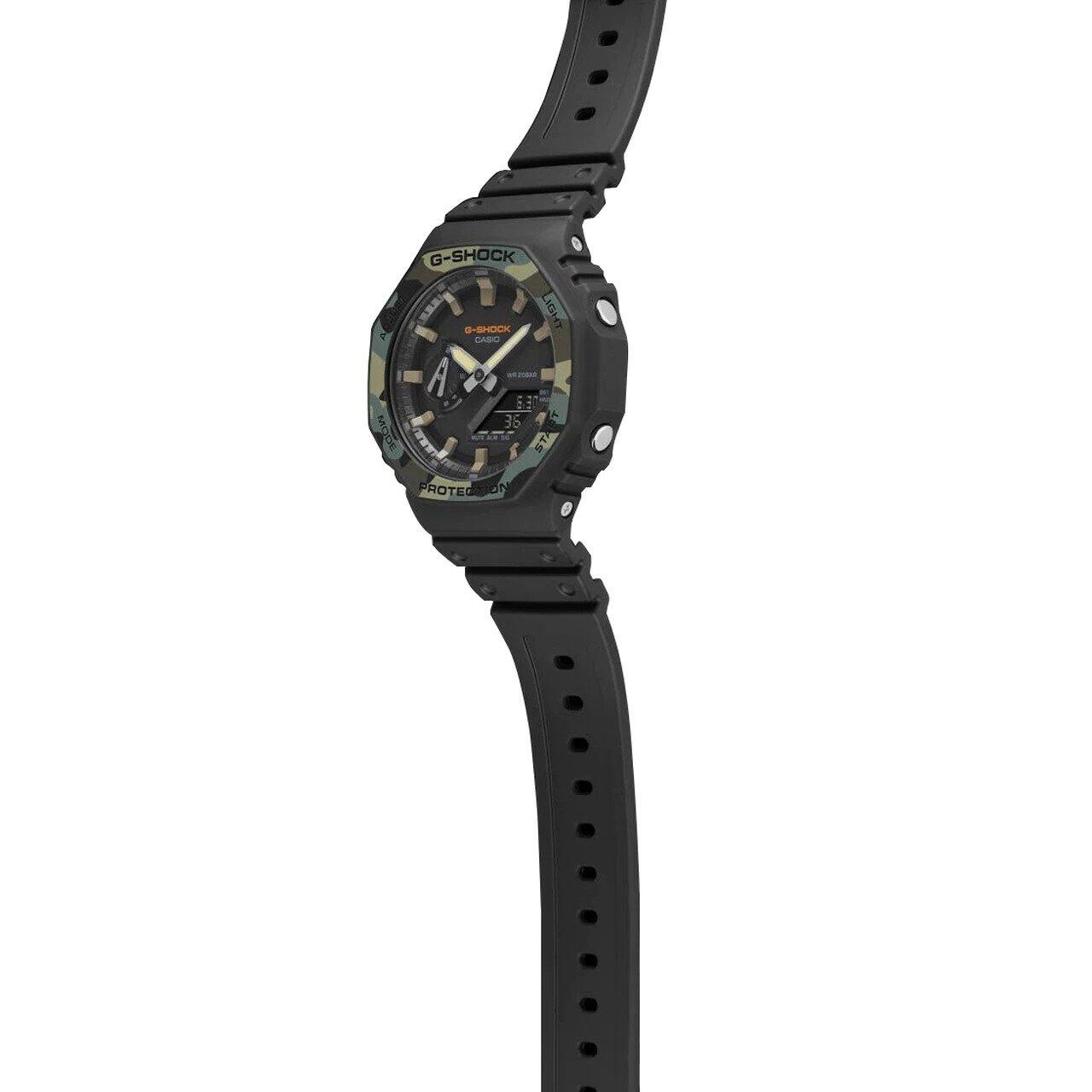 Casio Analog Digital Uhr Schwarz/Schwarz GA-2100SU-1AER 3/6