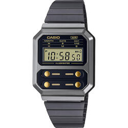 Casio Digital Hommes Noir / Noir A100WEGG-1A2EF