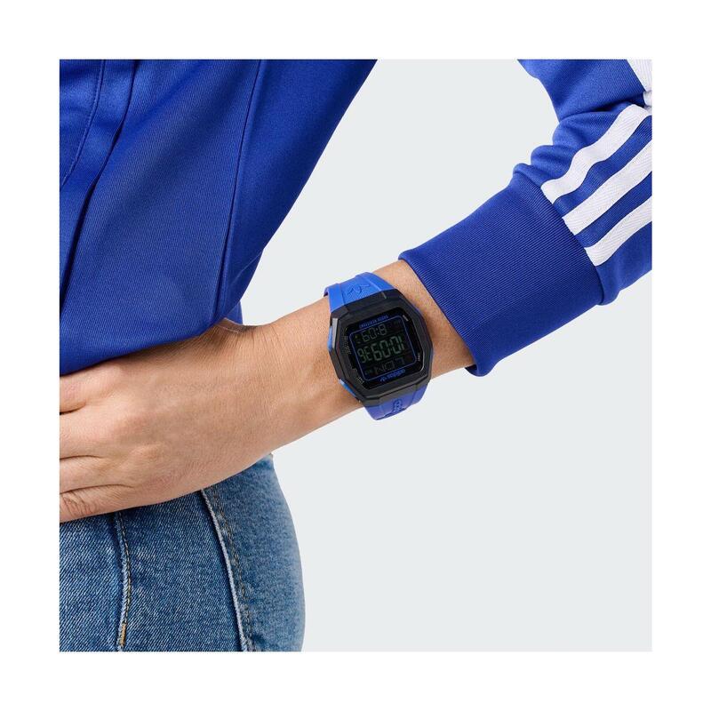 Adidas Originals Digitaal  Horloge Blauw/Zwart AOST24565