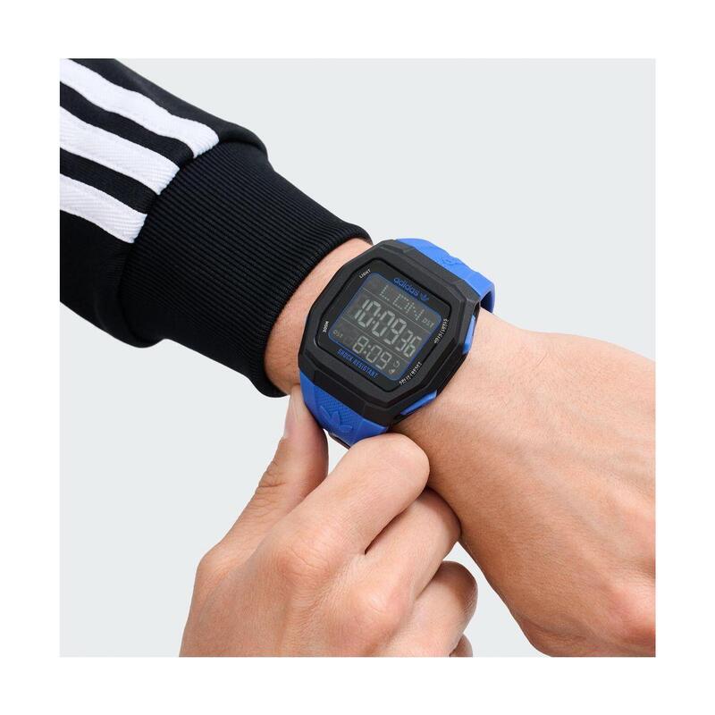 Adidas Originals Digitaal  Horloge Blauw/Zwart AOST24565