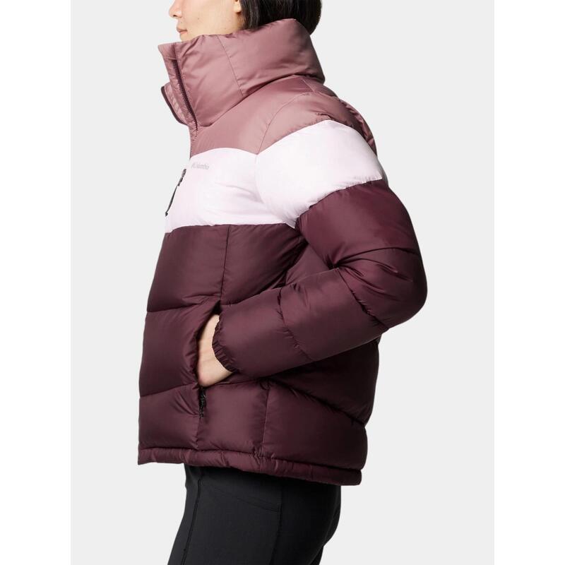 Jacheta de primavara Puffect II Colorblock Jacket - roz femei