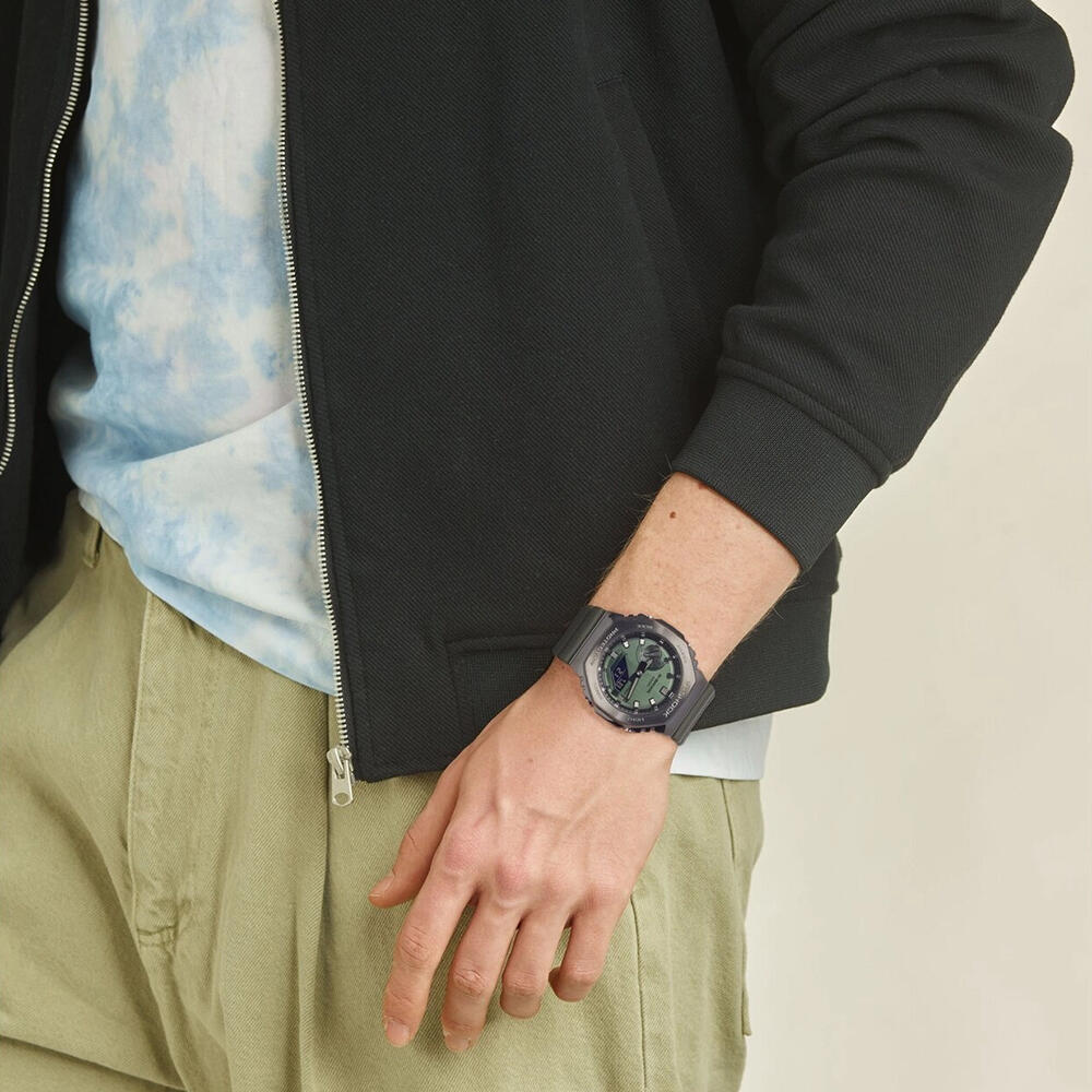 Casio Analogique - Digital Montre Vert/Vert GM-2100B-3AER 5/6
