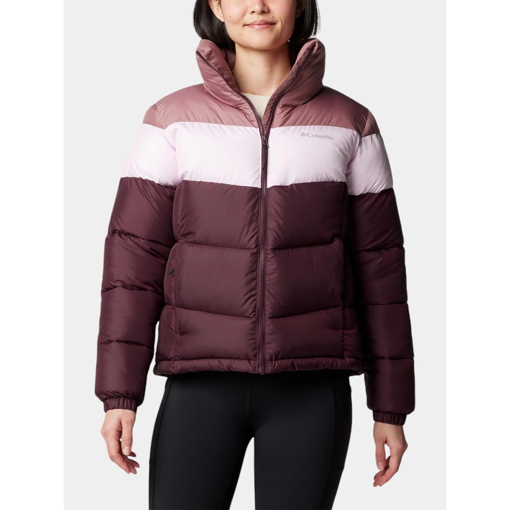 Columbia - Veste De Transition Pour Femmes Puffect Ii Colorblock - Veste - Rose|rouge|violet - 48 Xl - Decathlon