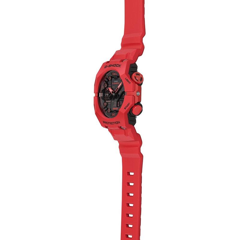 Casio Analoog en digitaal  Horloge Rood/Zwart GA-B001-4AER