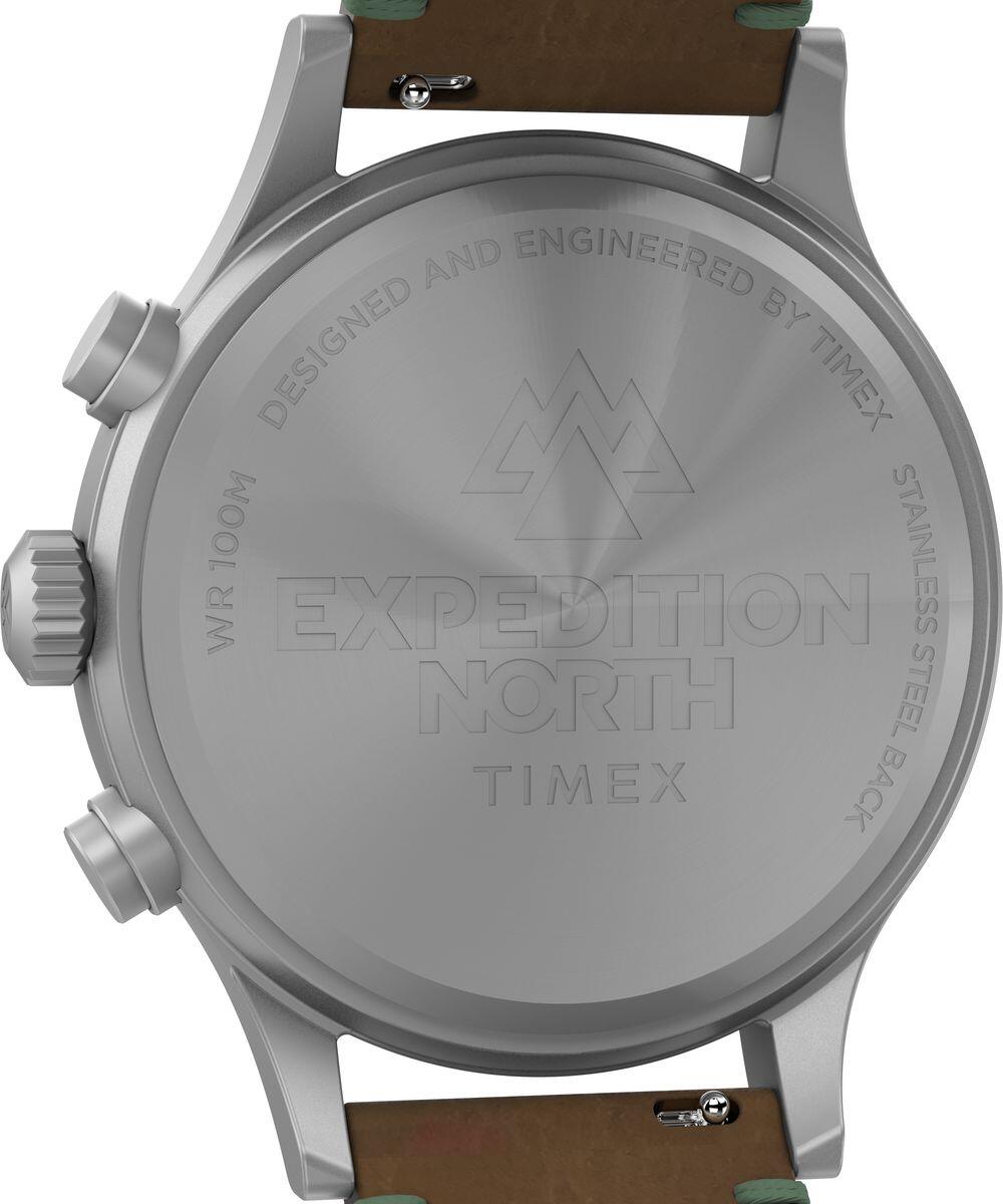 Timex Chronographe Montre Marron/Vert TW2W16400 3/5