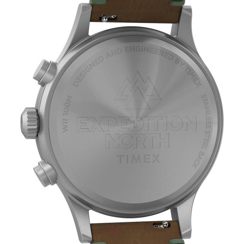 Timex Chronographe Hommes Vert / Marron TW2W16400