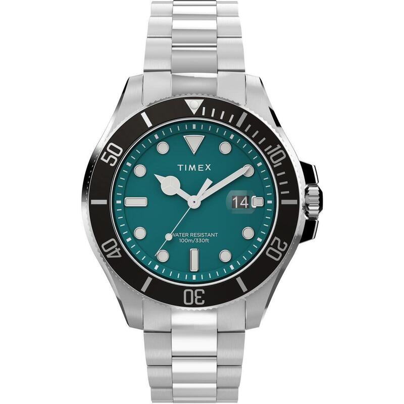 Timex Analogique Hommes Vert / Argent TW2V91900