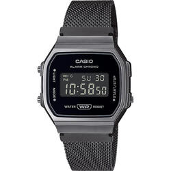 Casio Digital Unisexe Noir / Noir A168WEMB-1BEF