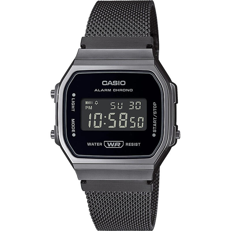 Casio Digitaal  Horloge Zwart/Zwart A168WEMB-1BEF