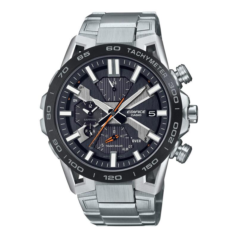 Casio Chronographe Hommes Noir / Argent EQB-2000DB-1AER