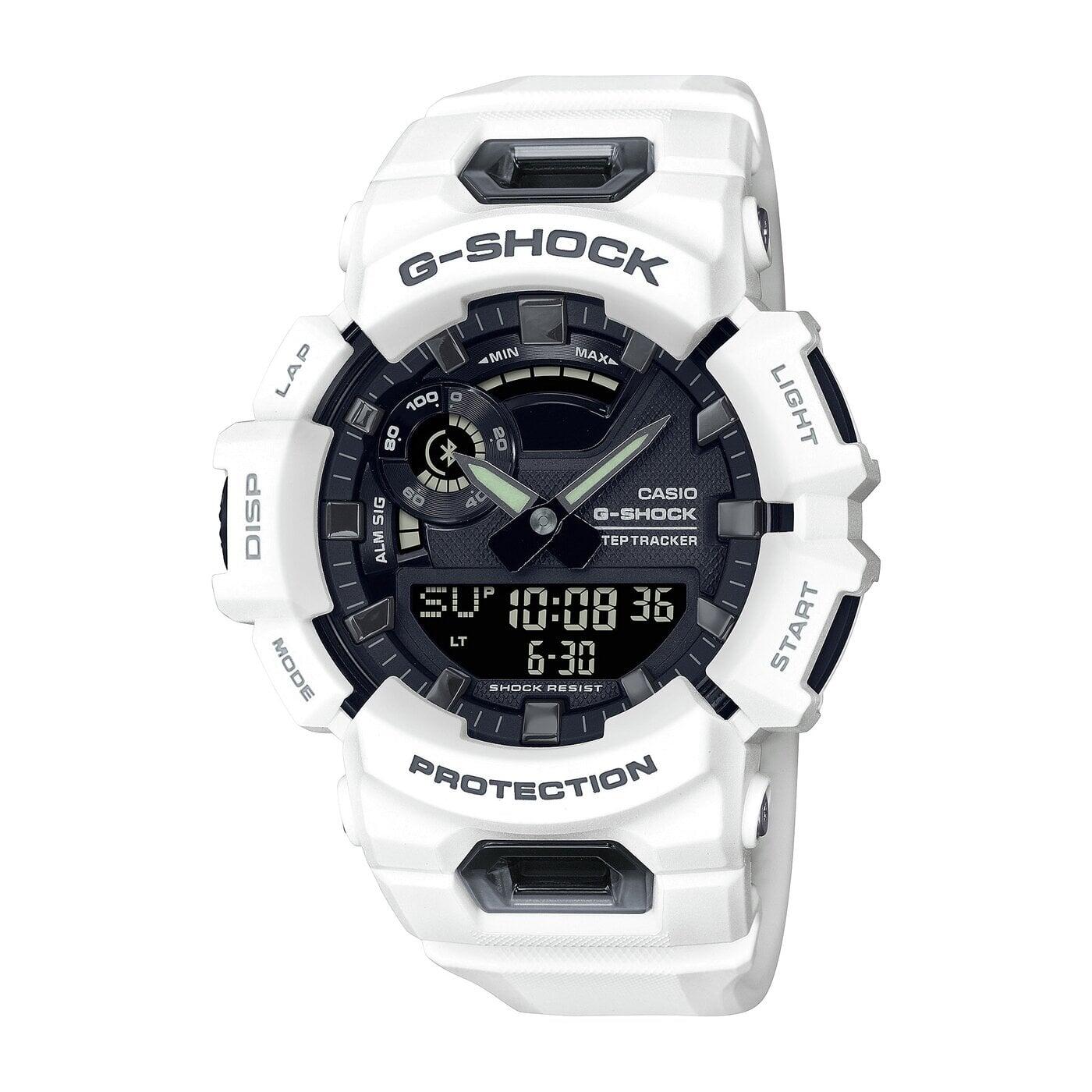 CASIO G-Shock GBA-900-7AER G-Squad orologio digitale bianco-nero 46 mm