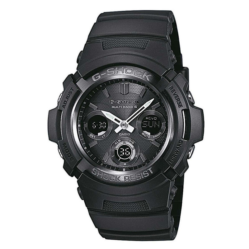 Casio Analogique - Digital Hommes Noir / Noir AWG-M100B-1AER