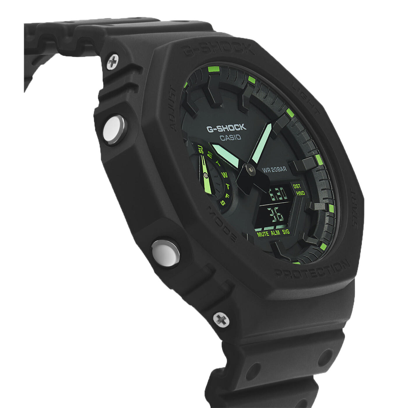 Casio Analogique - Digital Montre Noir/Noir GA-2100-1A3ER 3/6