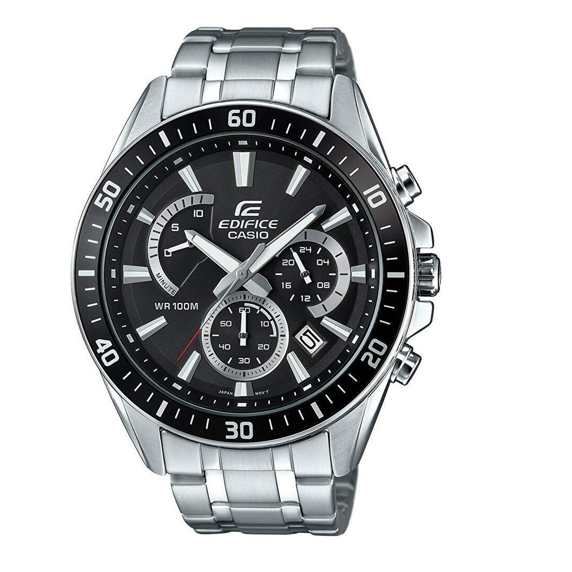 Casio - Montre Homme Casio Efr-552d-1avuef, Quartz, 45mm, 10atm - Montre - Gris|noir - Taille Unique - Decathlon