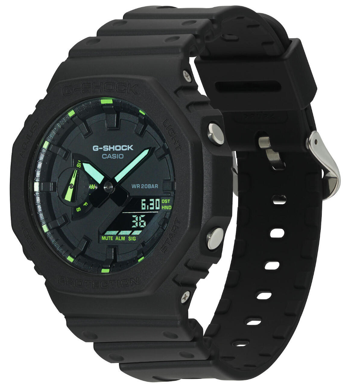 Casio Analogique - Digital Montre Noir/Noir GA-2100-1A3ER 4/6