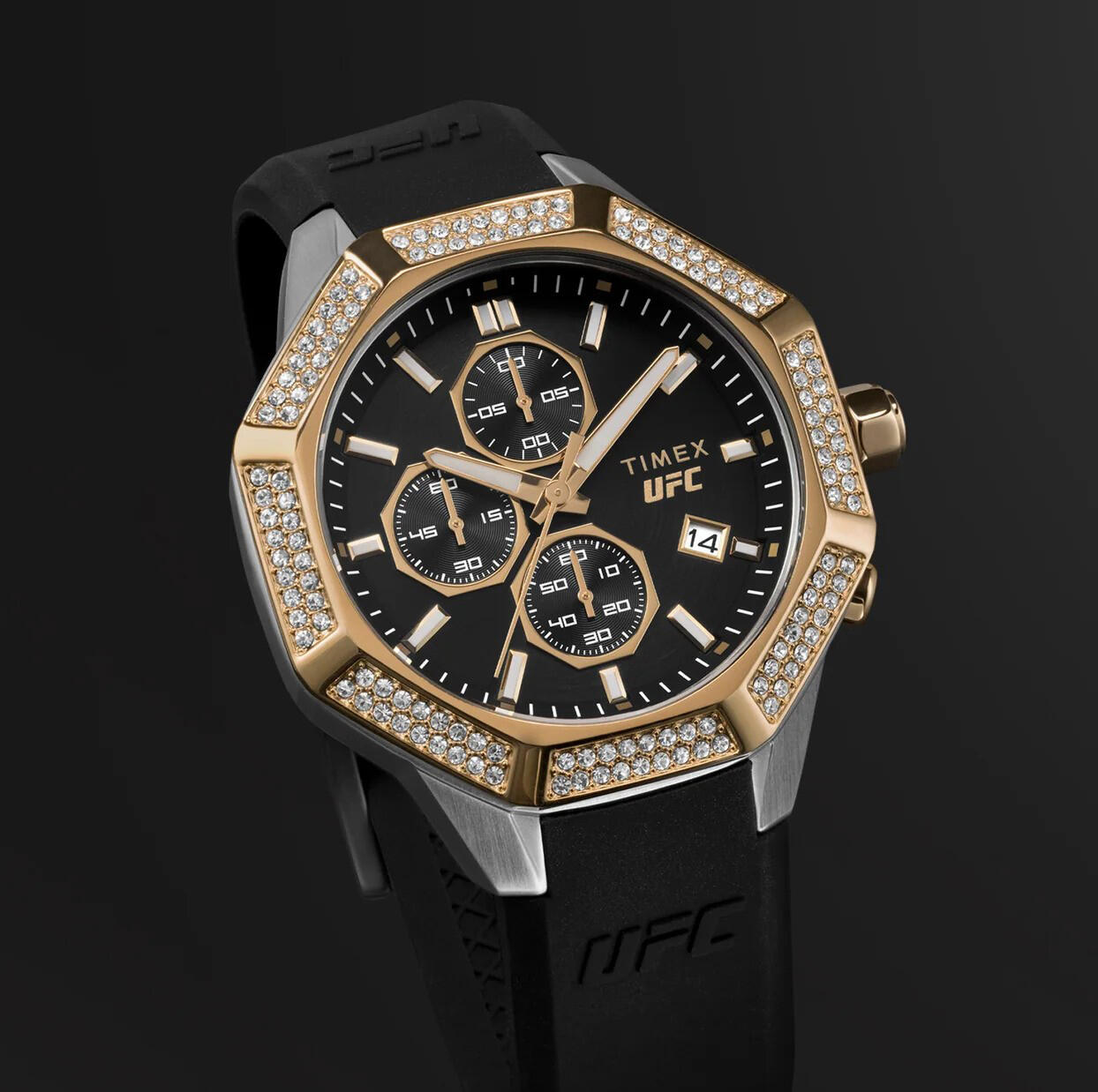 Timex Chronographe Montre Noir/Noir TW2V99200 5/6