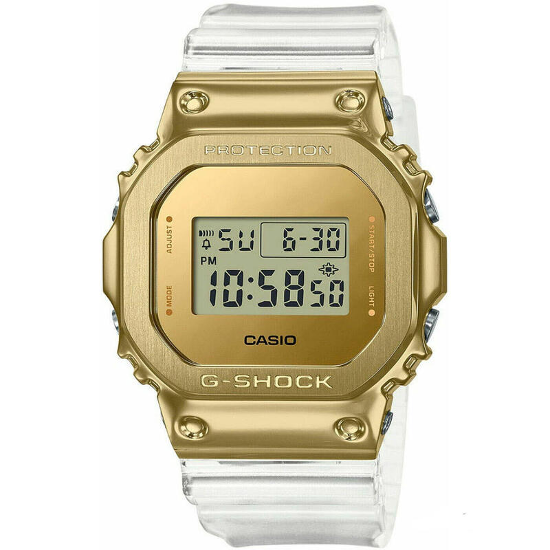 Casio Digitaal  Horloge Transparant/Goudkleurig GM-5600SG-9ER