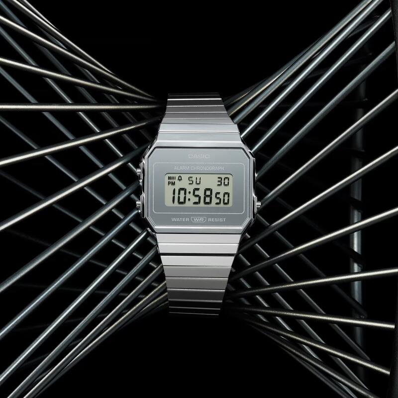 Casio Digital Femme Argent / Argent A700WEV-7AEF