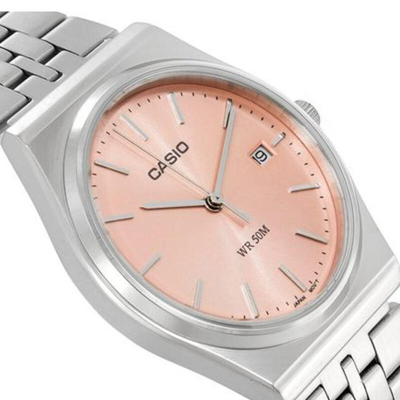 Casio Analogique Unisexe Rose / Argent MTP-B145D-4AVEF