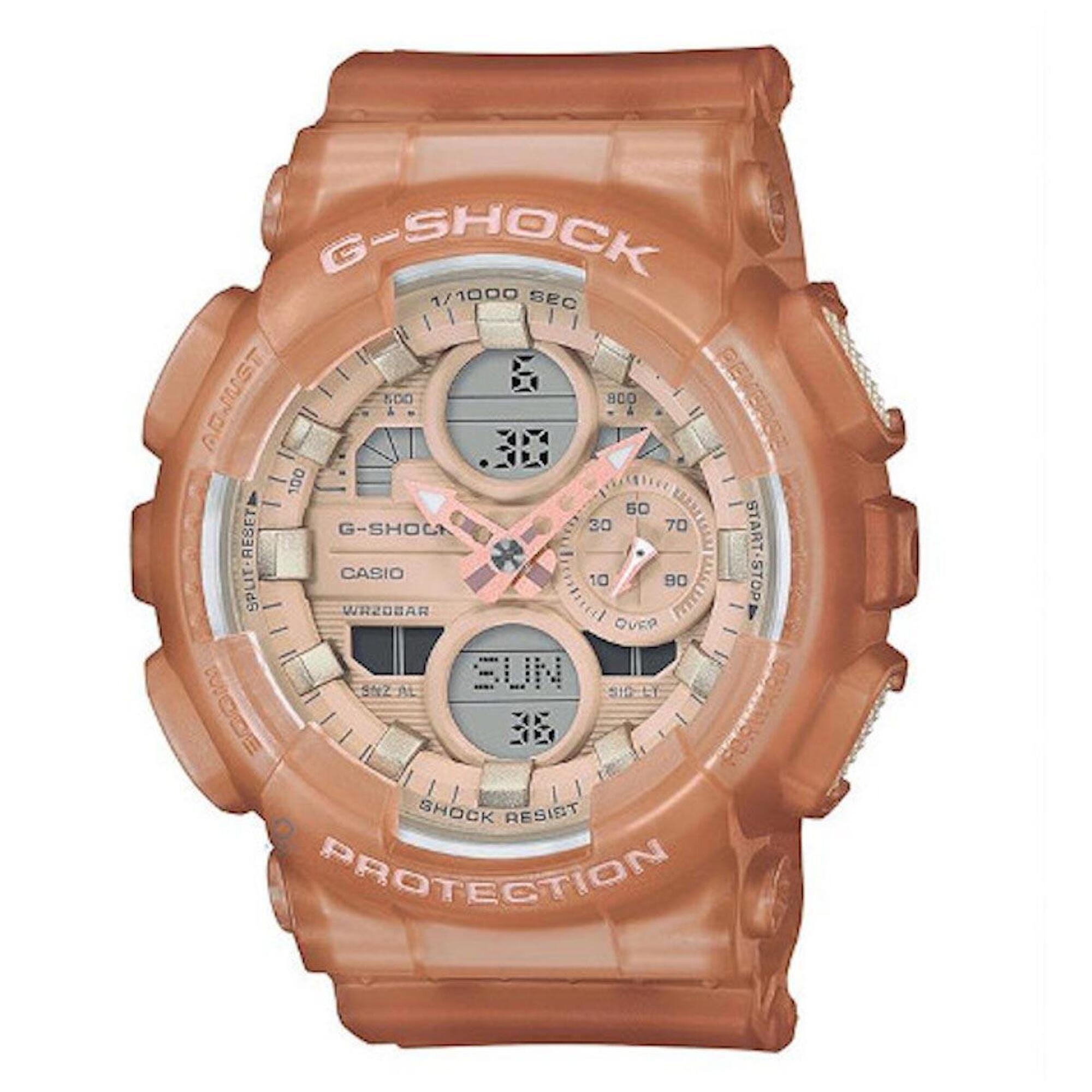 Casio - Montre Casio Modèle Gma-s140nc-7aer Pour Femmes - Montre - Marron|rose - Taille Unique - Decathlon