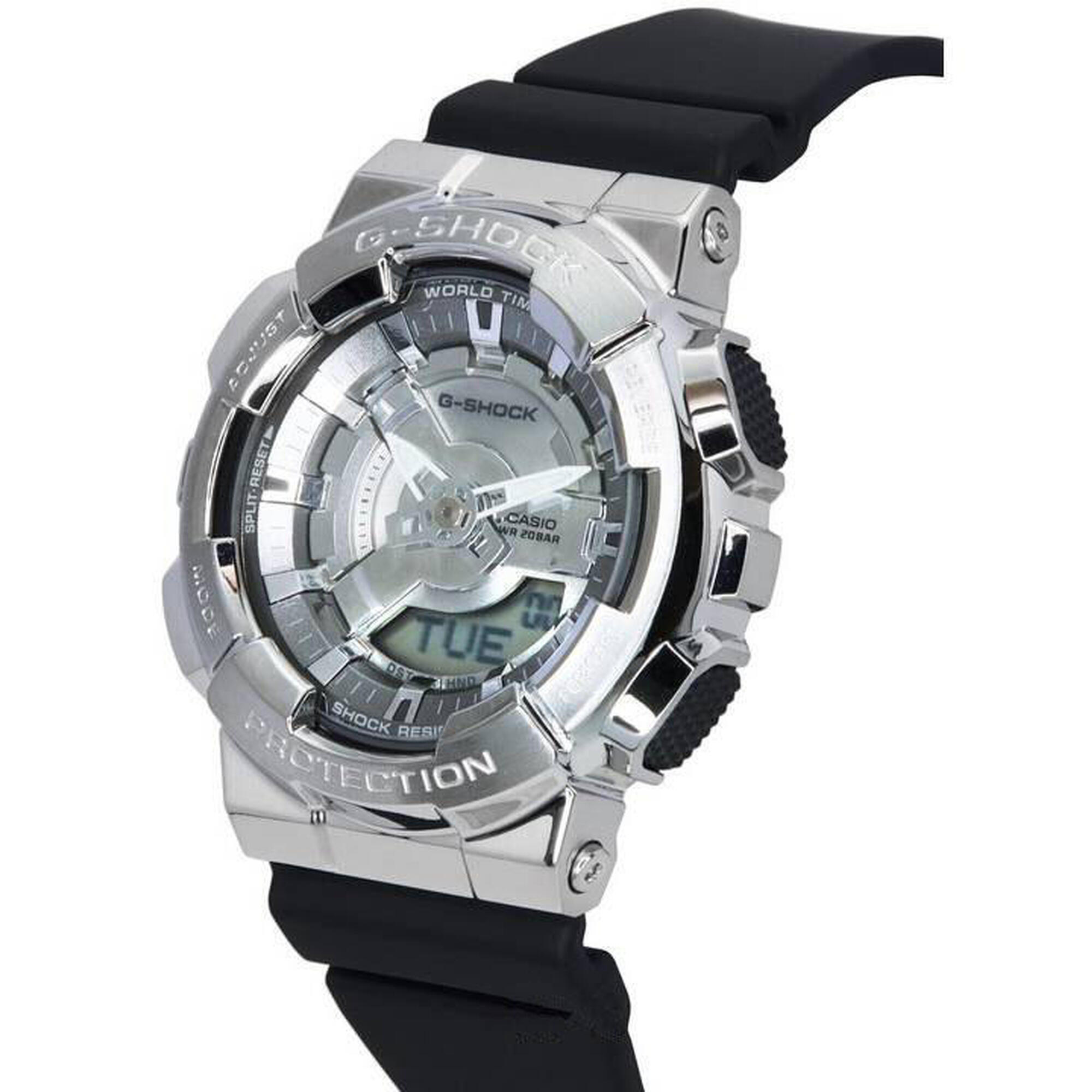 Casio Analogique - Digital Femme Argent / Noir GM-S110-1AER