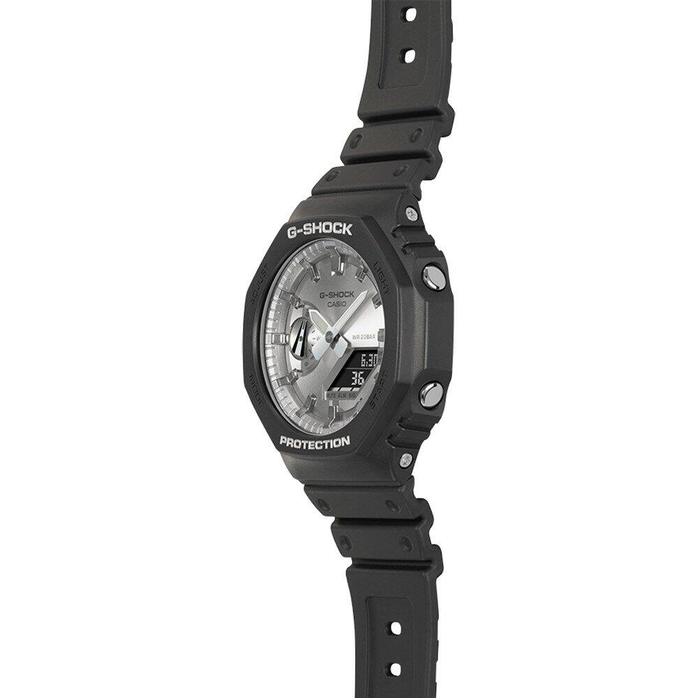 Casio Analog Digital Uhr Schwarz/Silber GA-2100SB-1AER 4/6