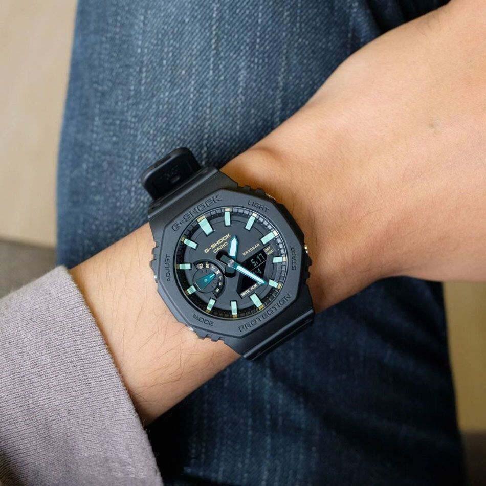 Casio Analogique - Digital Montre Noir/Noir GA-2100RC-1AER 6/6