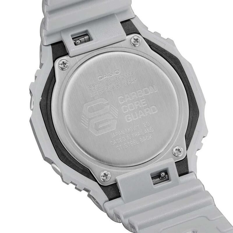 Casio Analoog en digitaal  Horloge Zilverkleurig/Zilverkleurig GA-2100FF-8AER