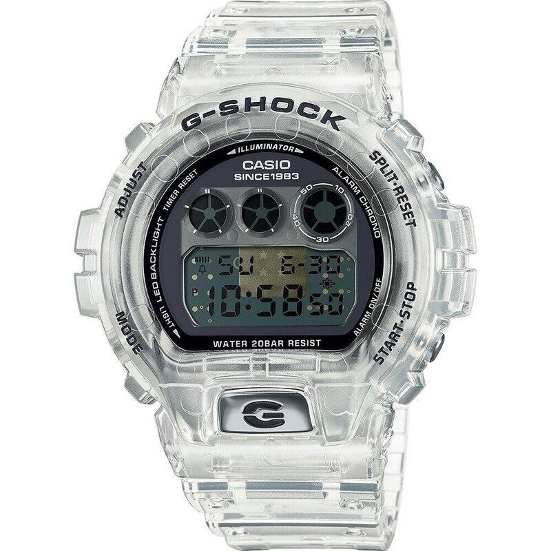 Casio Digitaal  Horloge Transparant/Zwart DW-6940RX-7ER