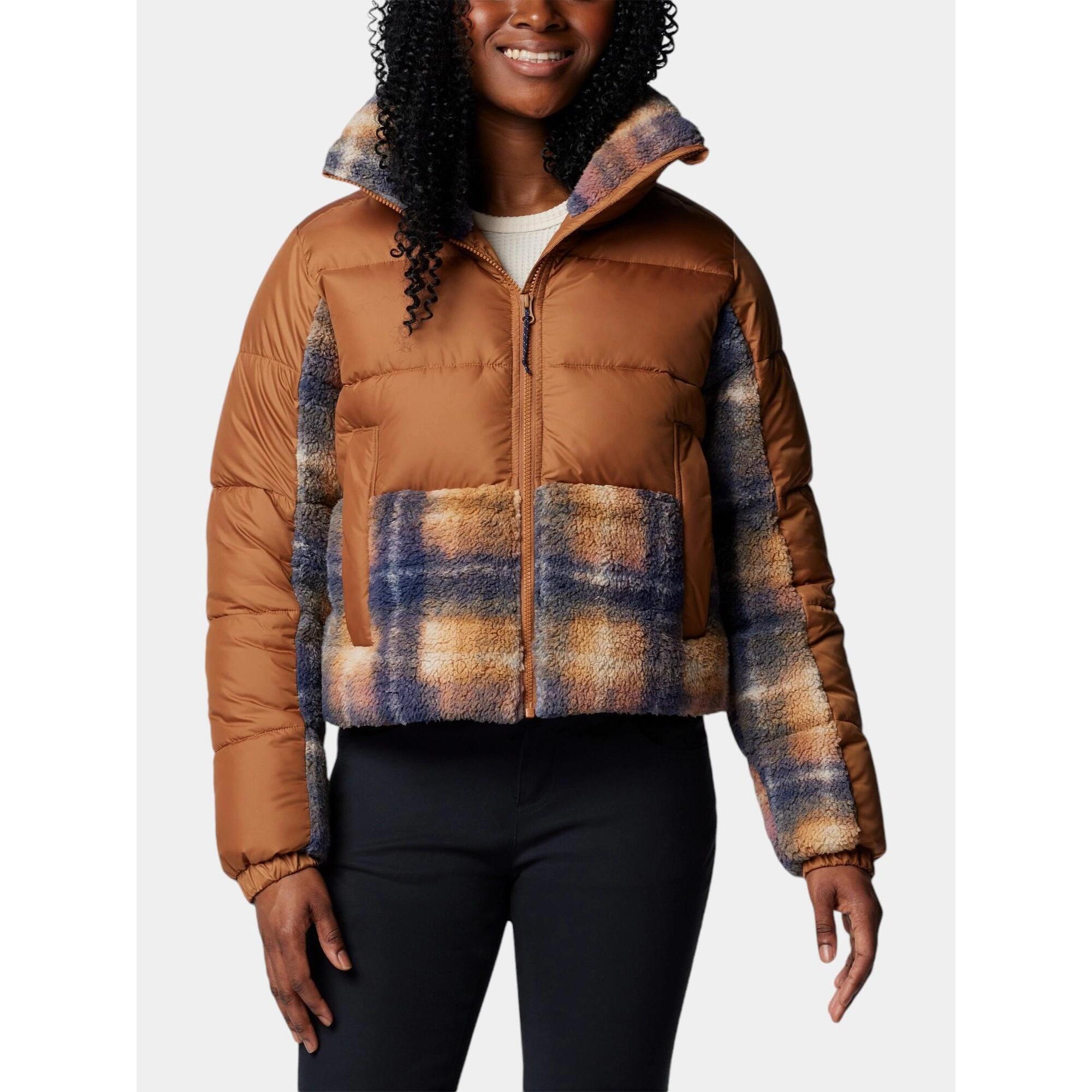 COLUMBIA Dámská bunda Leadbetter Point II Print Sherpa Hybrid