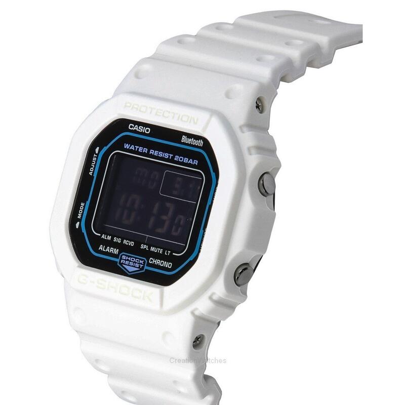 Casio Digital Hommes Noir / Blanc DW-B5600SF-7ER