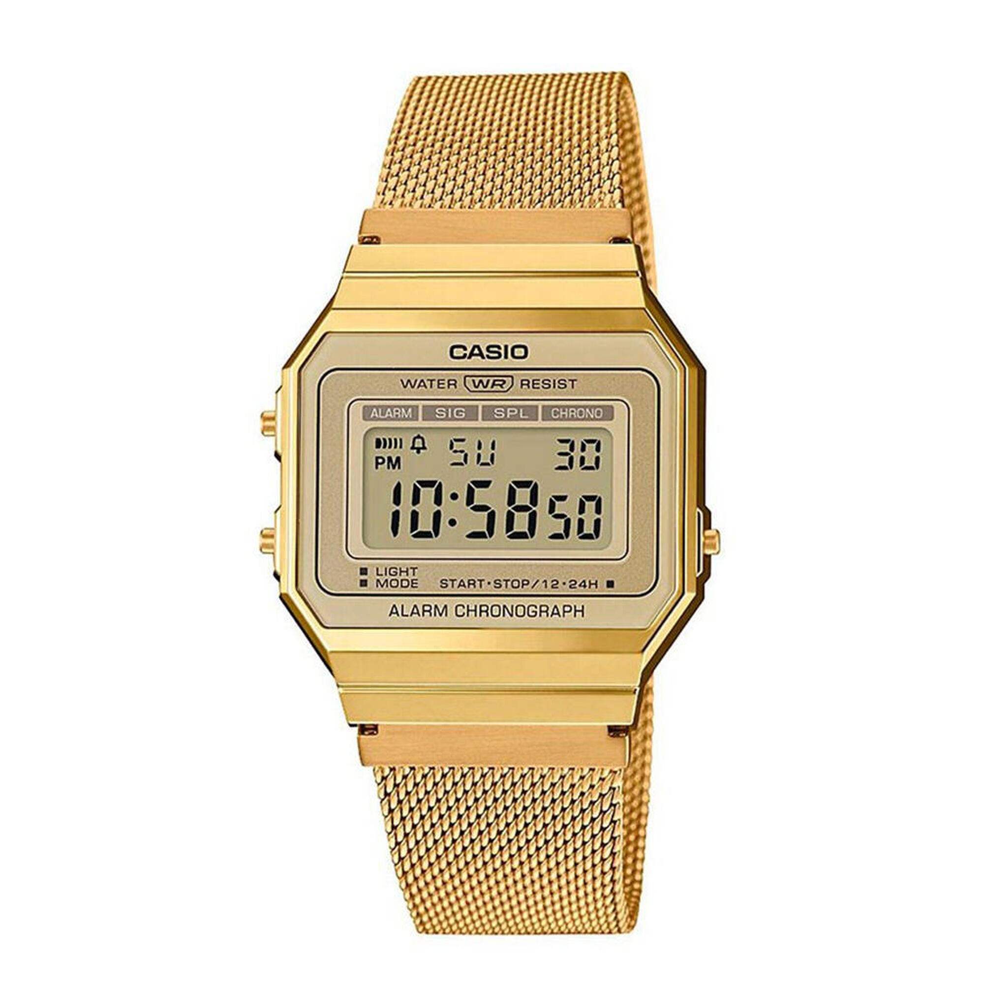 Casio Digitaal  Horloge Goudkleurig/Goudkleurig A700WEMG-9AEF