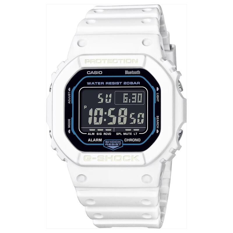 Casio Digitaal  Horloge Wit/Zwart DW-B5600SF-7ER