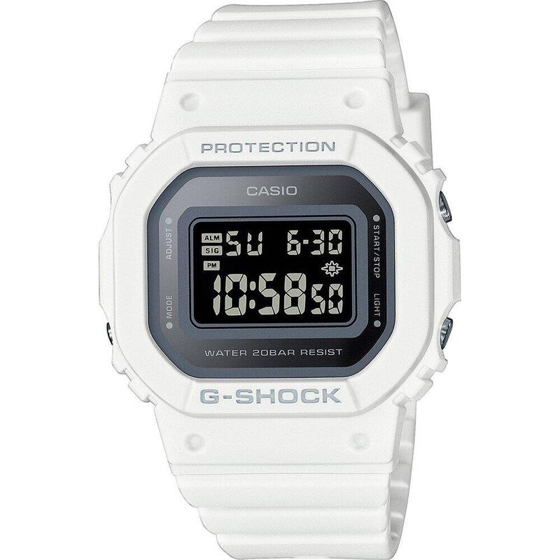 Casio Digitaal  Horloge Wit/Zwart GMD-S5600-7ER