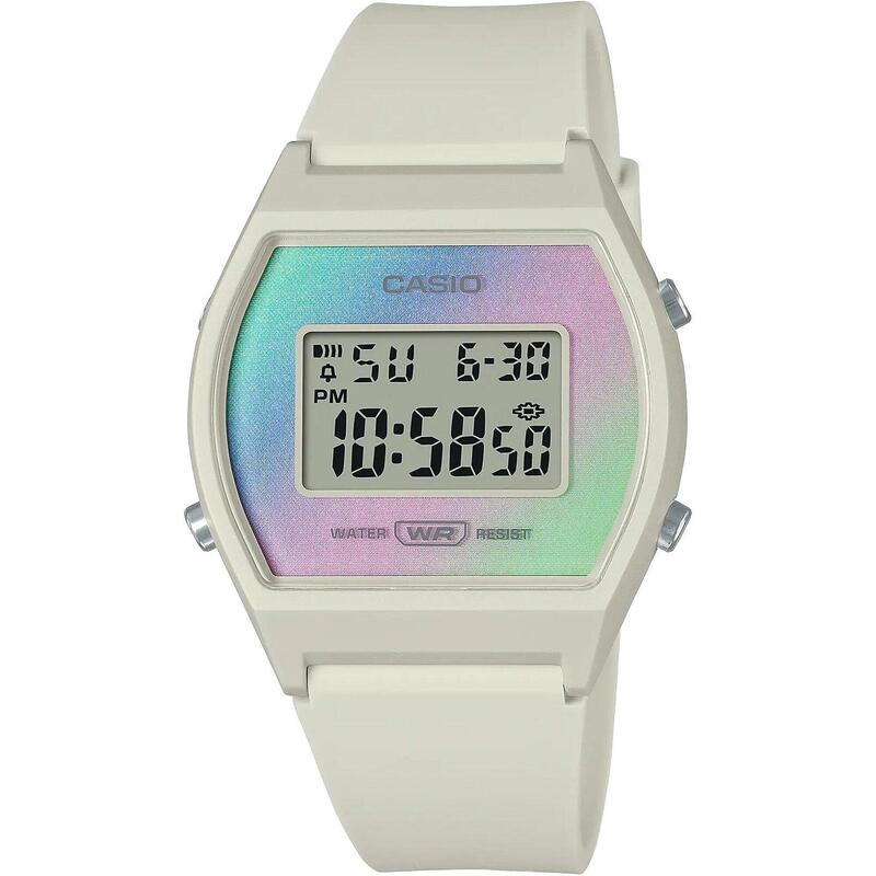 Casio Digitaal  Horloge Grijs/Multi LW-205H-8AEF