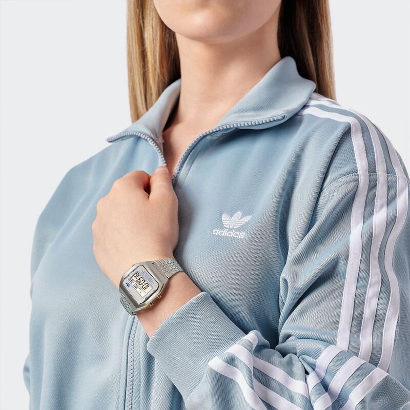 Adidas Originals Digitaal  Horloge Zilverkleurig/Zilverkleurig AOST23554