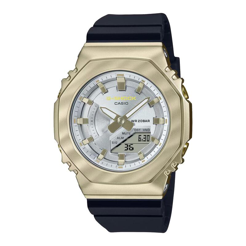 Casio Analoog en digitaal  Horloge Zwart/Zilverkleurig GM-S2100BC-1AER