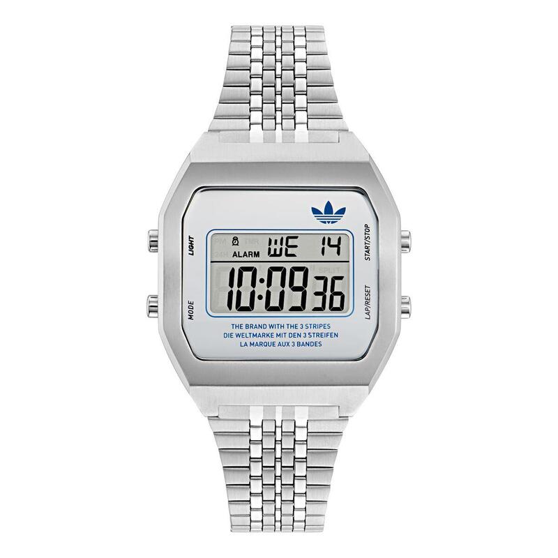 Adidas Originals Digitaal  Horloge Zilverkleurig/Zilverkleurig AOST23554