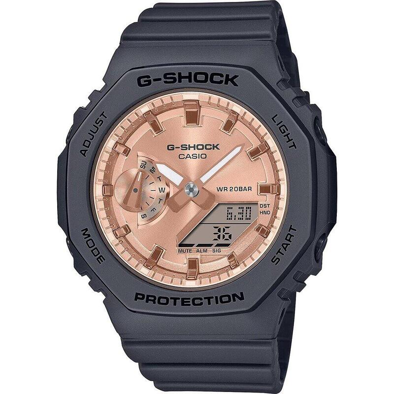 Casio Analoog en digitaal  Horloge Zwart/Rosékleurig GMA-S2100MD-1AER