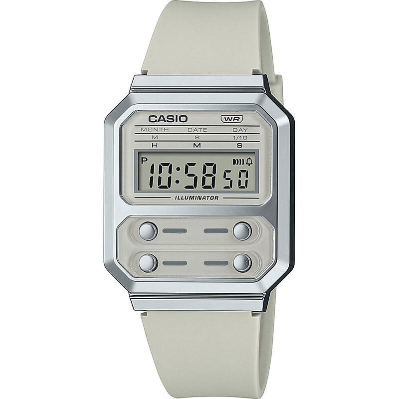 Casio Digitaal  Horloge Beige/Beige A100WEF-8AEF