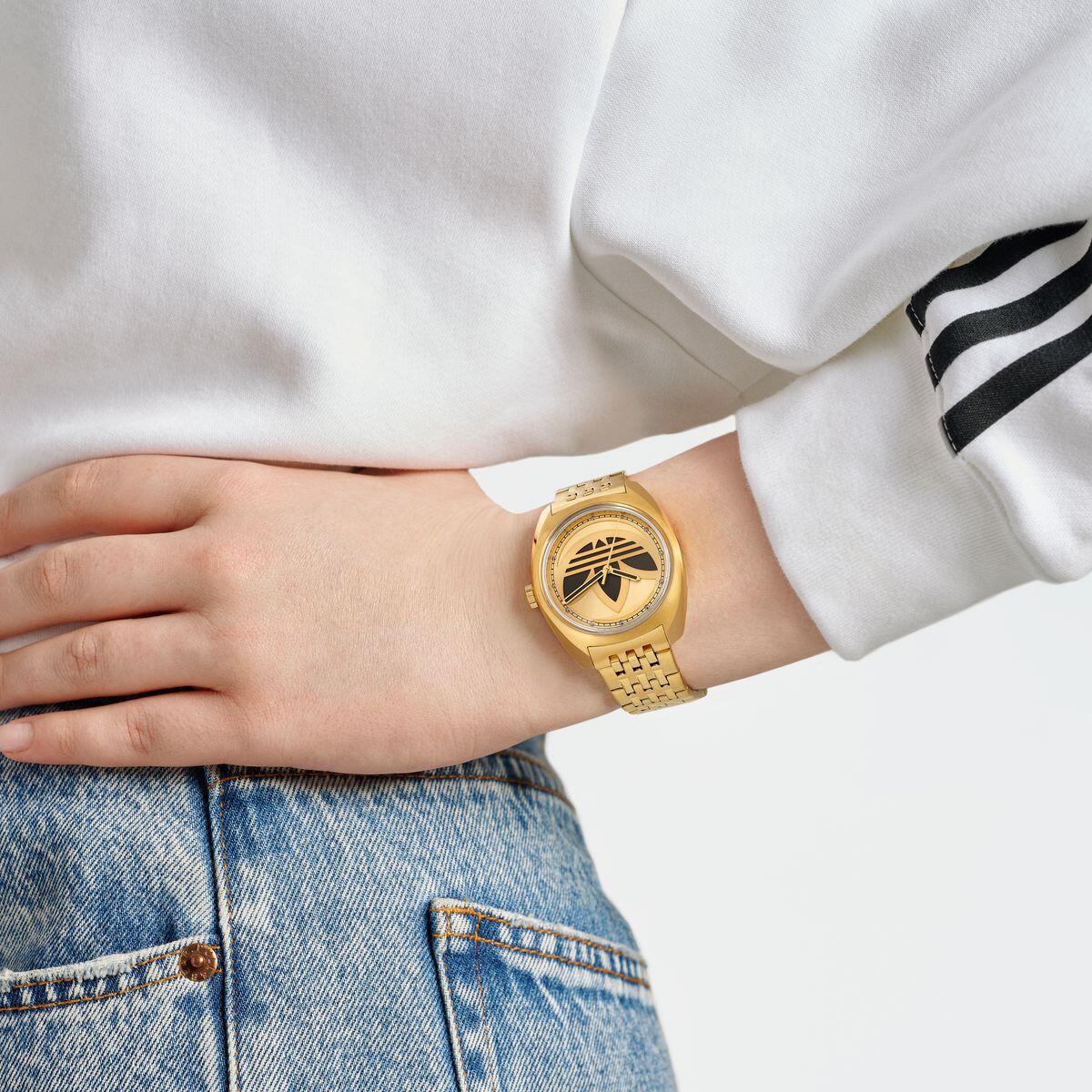 Adidas Originals Analogique Montre Doré/Doré AOFH23509 5/6