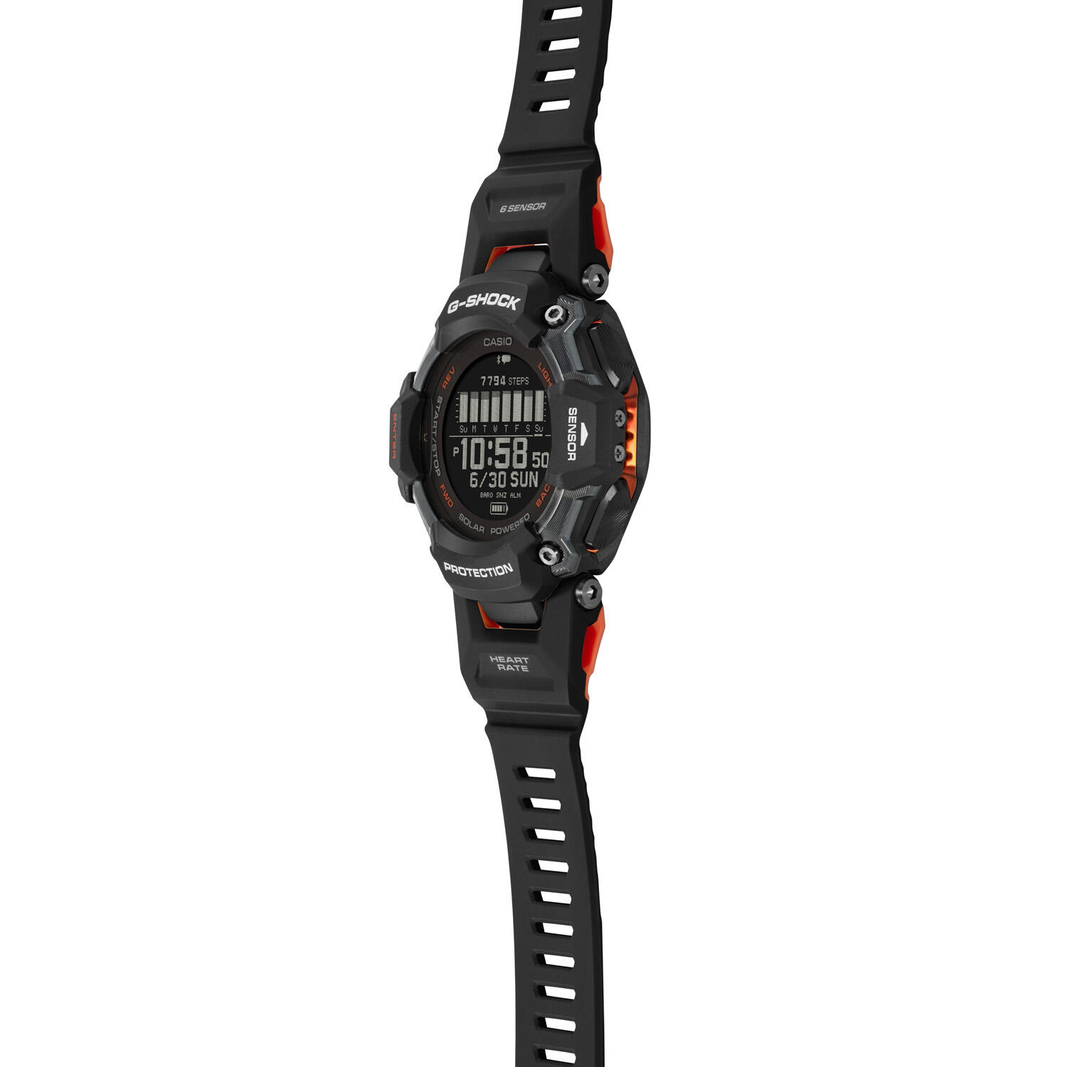 Casio Digital Montre Noir/Noir GBD-H2000-1AER 5/6