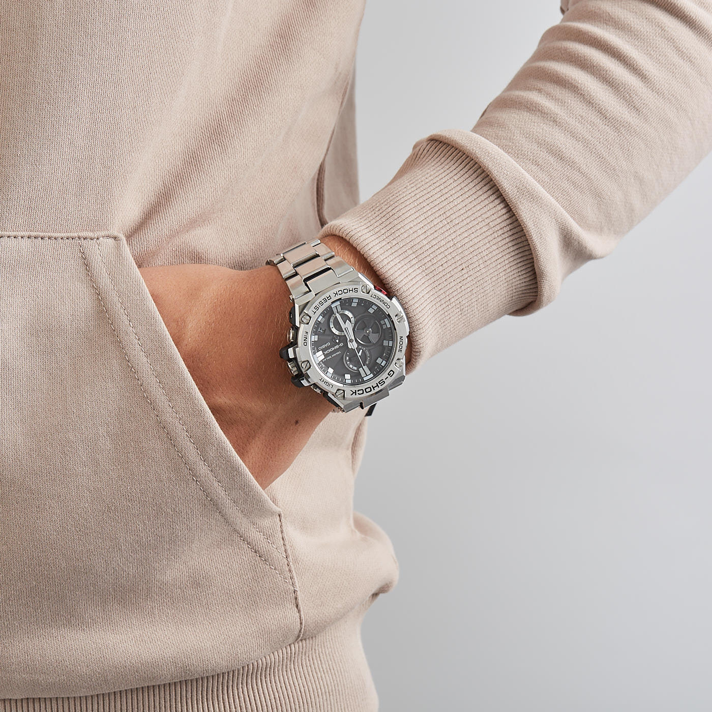Orologio Casio GST-B100D-1AER, Quarzo, 50mm, 20ATM 4/5