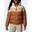 Geaca matlasata de tranzitie Puffect II Colorblock Jacket - maro femei