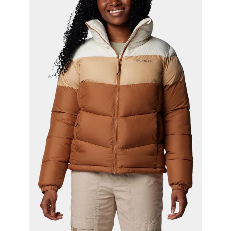 Geaca matlasata de tranzitie Puffect II Colorblock Jacket femei