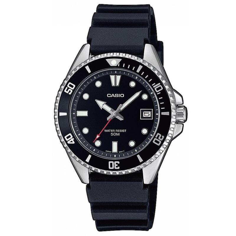 Casio Analogique Unisexe Noir / Noir MDV-10-1A1VEF