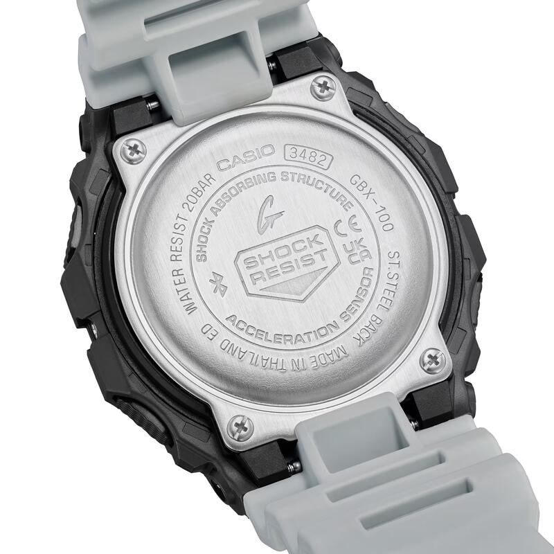 Casio Digitaal  Horloge Grijs/Zwart GBX-100TT-8ER